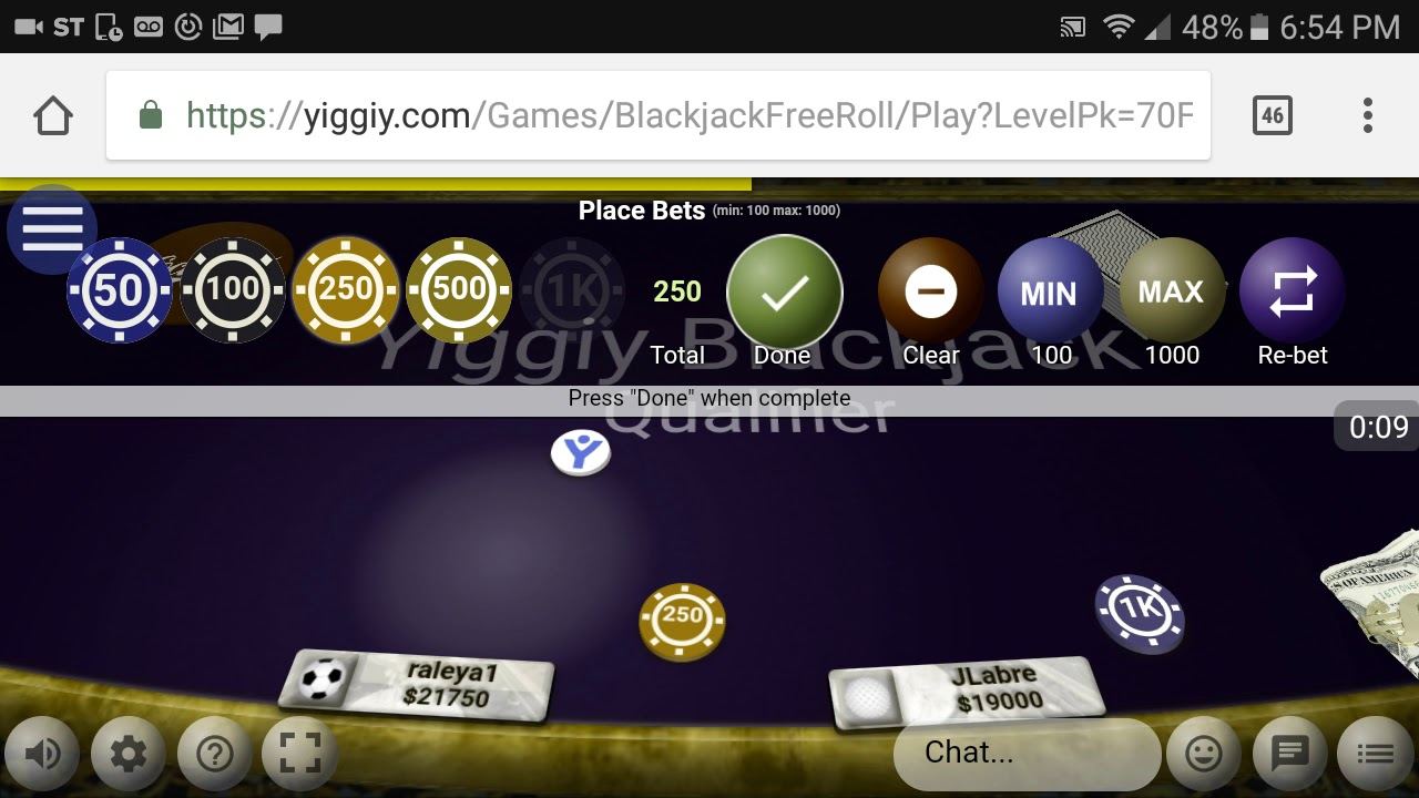 Free blackjack tournament online play